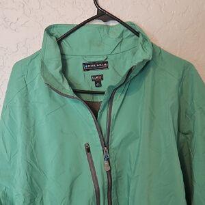 Peter Millar Mens Green Windbreaker Jacket